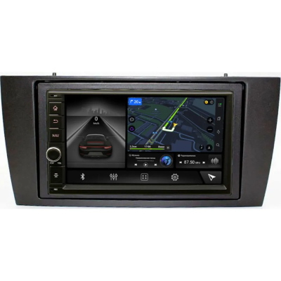 Магнитола в штатное место 2 din Jaguar X-Type, S-Type 1998-2008 (черная) Canbox M-Line 5601-RP-11-154-293 на Android 10 (4G-SIM, 2/32, DSP, IPS) С крутилкой