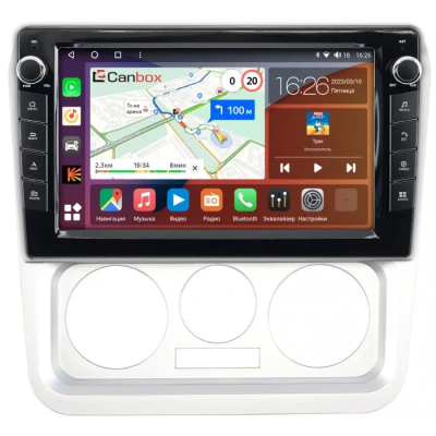 Штатная магнитола Geely CK 2008-2016 Canbox H-Line 7822-9-1237 на Android 10 (4G-SIM, 4/32, DSP, IPS) С крутилками