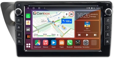 Штатная магнитола Canbox H-Line 7824-9-HO203N для Honda Integra 4 2001-2006 на Android 10 (4G-SIM, 6/128, DSP, IPS) С крутилками