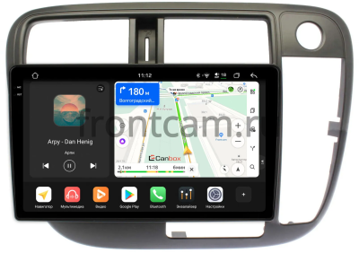 Штатная магнитола Honda Civic 6 1995-2000 (авто без климат-контроля, правый руль) Canbox PRO-Line 2K 4254-9-226 на Android 13 (4G-SIM, 12/256, DSP, QLed)