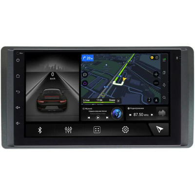 Магнитола в штатное место 2 din УАЗ Патриот (UAZ Patriot), Профи 2012-2024 (серая) Canbox Logic-i3 5731-RP-UZPT-66 на Android 11 (4G-SIM, 6/128, DSP, QLed, 360) (173х98)