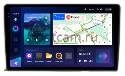 Штатное головное устройство Toyota Isis 2004-2017 Teyes CC3 2K 360 6/128 9.5 дюймов RM-9-458 на Android 10 (4G-SIM, DSP, QLed)