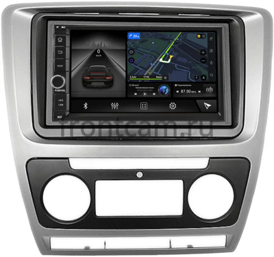 Магнитола в штатное место 2 din Skoda Octavia A5 2004-2013 (серая) (с климат-контролем) Canbox 1.5/32 на Android 10 (RS7-RP-11-258-470) (IPS, DSP, CarPlay)