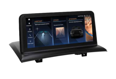 Магнитола для BMW X3 серия кузов E83 2004-2010 original no monitor/offer iDrive Parafar (cо встроенным модулем для подключения камер 360) на Андроид 13.0 PF6283T2IXU360
