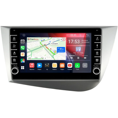 Штатная магнитола Canbox BGTR9-9248 для Seat Leon 2 2005-2012 на Android 10 (IPS, DSP, CarPlay)