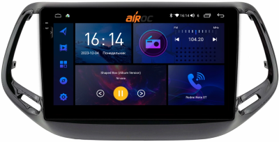 Airoc 2K RI-2204 штатная магнитола для Jeep Compass 2016+ на Android 12 с 8GB, DSP, 4G