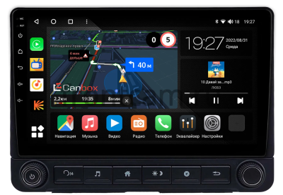 Штатная магнитола Honda HR-V 2, Vezel, XR-V 2014-2021 Canbox M-Line 4544-9-2141 на Android 10 (4G-SIM, 2/32, DSP, QLed)
