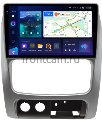 Штатное головное устройство Teyes CC3 2K 6/128 9.5 дюймов RM-9-0046 для Jeep Cherokee 3 (KJ), Liberty (North America) 2001-2007 (серебряная) на Android 10 (4G-SIM, DSP, QLed)