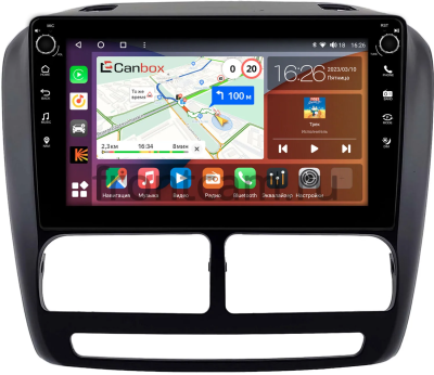 Штатная магнитола Canbox H-Line 7803-9-2135 для Fiat Doblo 2 2009-2015 на Android 10 (4G-SIM, 4/64, DSP, IPS) С крутилками