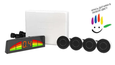 AAALINE LED-14 Black Парктроник для переднего или заднего бампера