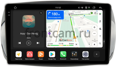 Штатная магнитола Smart Fortwo 3, Forfour 2 2014-2024 Canbox PRO-Line 2K 4254-9-019 на Android 13 (4G-SIM, 12/256, DSP, QLed)