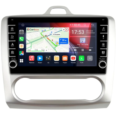 Штатная магнитола Canbox BGTR9-9060 для Ford Focus 2 2005-2011 с климатом 4/64 Android 10 (IPS, DSP, CarPlay)