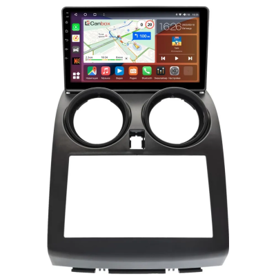 Штатная магнитола Nissan Qashqai, Dualis 2007-2014 (Тип 3) Canbox EVO 5810-9-0339 на Android 14 (4G-SIM, 4/64, DSP, QLed, AI, 360)