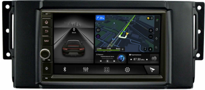 Магнитола в штатное место 2 din Land Rover Discovery 3, Range Rover Sport 2005-2009 Canbox M-Line 5605-RP-LRRN-114 на Android 10 (4G-SIM, 4/64, DSP, IPS) С крутилкой