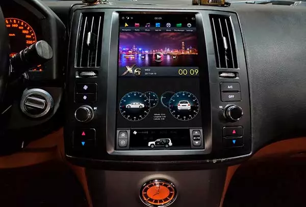 Carmedia ZF-1279-Q6 ("Тесла-стиль") штатная магнитола для Infiniti FX35, FX45 2006-2009 на Android 11 c 8GB, DSP, 4G