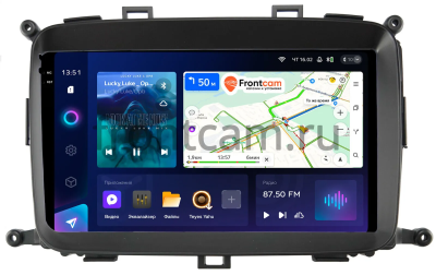 Штатное головное устройство Teyes CC3 2K 360 6/128 9.5 дюймов RM-9-423 для Kia Carens 3 2013-2019 на Android 10 (4G-SIM, DSP, QLed)