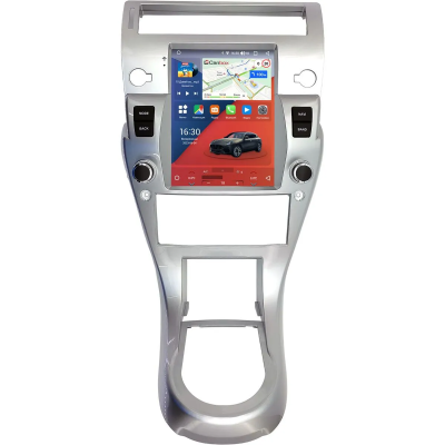 Штатное головное устройство Citroen C4 2004-2011 (глянцевая, серебряная) Canbox PRO-Line (Tesla style) 9.7 дюймов 12/256 7884-1312-193 на Android 13 (4G-SIM, DSP, QLed)