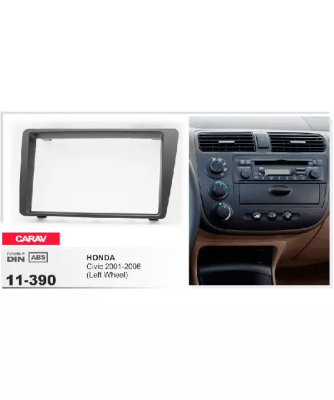 Переходная рамка CARAV 11-390 HONDA Civic 2001-2006 / только для а/м с рулем слева