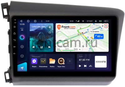 Штатное головное устройство Honda Civic 9 4D 2011-2015 (левый руль, седан) Teyes CC3L 4/64 9 дюймов RM-9166 на Android 10 (4G-SIM, DSP, IPS)