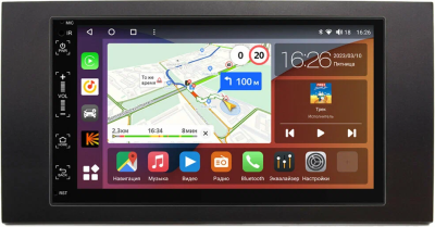 Магнитола в штатное место 2 din Ford Kuga, Fiesta, Fusion, Focus, Mondeo Canbox M-Line 5511-RP-FRFC-35 на Android 10 (4G-SIM, 2/32, DSP, IPS)