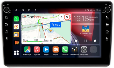 Штатная магнитола Canbox M-Line 7805-10-FR134T для Ford Transit 2006-2013 (серая) на Android 10 (4G-SIM, 2/32, DSP, QLed) С крутилками