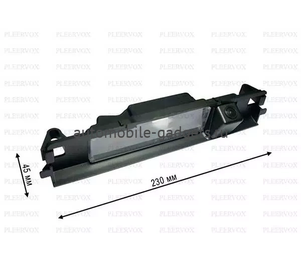 Pleervox PLV-CAM-TYR камера заднего вида для Toyota Yaris 2000+, Echo 1999-2005 Pleervox PLV-CAM-TYR камера заднего вида для Toyota Yaris 2000+, Echo 1999-2005