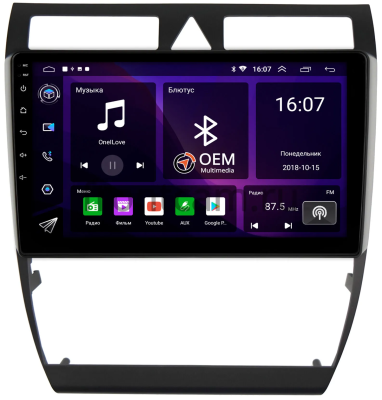 Штатная магнитола Audi A6 (С5), RS6 (C5), S6 (C5) 1997-2006 Canbox RS9-9110 1.5/32 Android 10 (IPS, DSP, CarPlay)