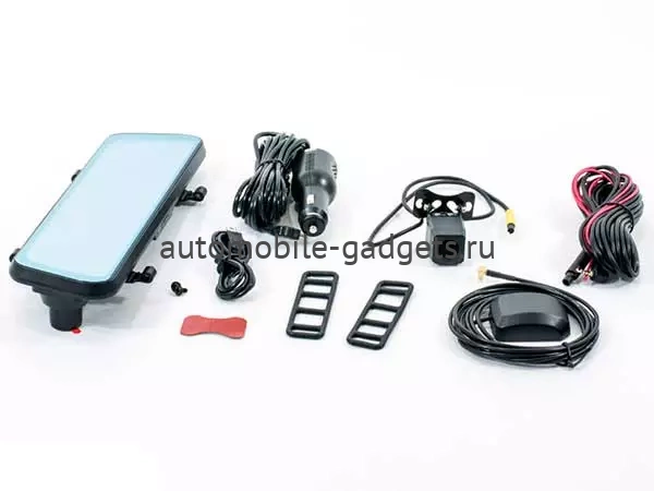 AVS0909DVR Зеркало заднего вида на Android 8.1 с монитором, видеорегистратором и камерой заднего вида