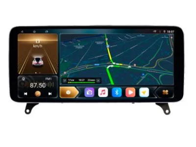 Штатная магнитола для BMW X5 E70 2006-2014 и X6 E71 2007-2014 12,3 дюйма Carmedia OL-3055-1-1051-Q на Android 12 (4G-SIM, 6/128, DSP, QLed) Mercedes Style