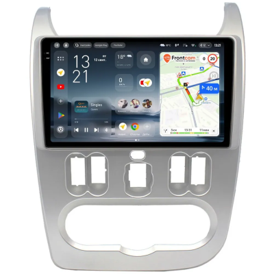 Штатное головное устройство Renault Logan, Sandero 2009-2015 Teyes CC4 Pro 2K 8/128 9.5 дюймов RM-9181 на Android 13 (4G-SIM, DSP, QLed, AI)