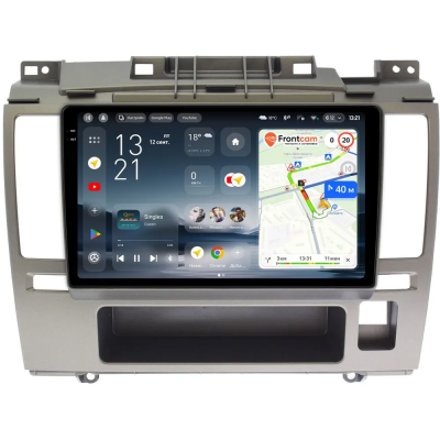 Штатное головное устройство Nissan Tiida Latio 2004-2013 (серая, правый руль) Teyes CC4 Pro 2K 8/128 9.5 дюймов RM-9-209 на Android 13 (4G-SIM, DSP, QLed, AI)