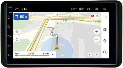 Магнитола в штатное место 2 din Suzuki Jimny III 2005-2019 OEM на Android 10 (CarPlay, AHD, 1/32) (RK7-RP-SZJM-174) (173х98)