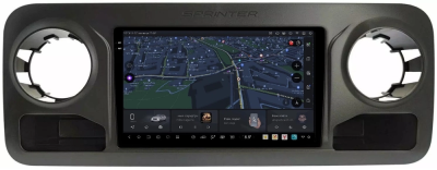 CarMedia SF-1021-MKD-9509-2K-12512-D7 штатная магнитола для Mercedes Sprinter 2018+ на Android 13 c 12GB, DSP, 4G