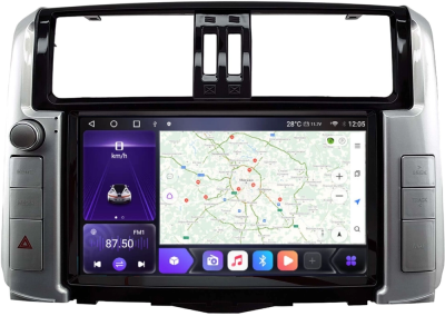 Carmedia SF-9613-3-U штатная магнитола для Toyota Land Cruiser Prado 150 (2009-2013) (с круговым обзором) на Android 12 c 8GB, DSP, 4G