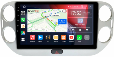 Штатная магнитола Canbox Logic-i3 5738-10-077 для Volkswagen Tiguan 2007-2011 на Android 11 (4G-SIM, 6/128, DSP, 360, QLed)