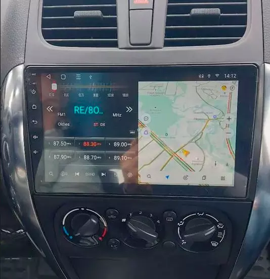 FarCar S500 TM124M штатная магнитола для Suzuki SX4, Fiat Sedici (2006-2014) на Android 12 c 2Gb, DSP, 4G