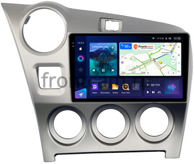 Штатное головное устройство Toyota Matrix 2 (E140) 2008-2014 Teyes CC3 2K 360 6/128 9.5 дюймов RM-9-2291 на Android 10 (4G-SIM, DSP, QLed)