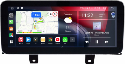 Штатная магнитола BMW 5 (G30/G31) 2017-2023 (EVO) 12.3 дюйма Canbox GTR1232-0288 на Android 10 (CarPlay, 4/64, DSP, QLed) Mercedes Style