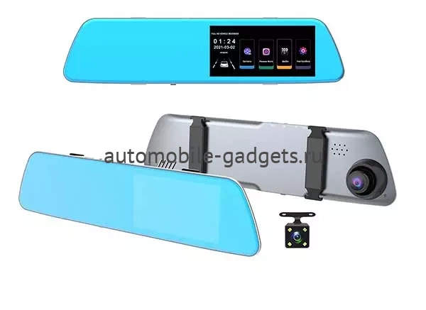 KazEr GLASS Видеорегистратор в зеркале с 2-мя камерами