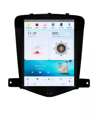 Carmedia ZF-1019-GE ("Тесла-стиль") Штатная магнитола для Chevrolet Cruze 2009-2012 на Android 13 c 8GB, DSP, 4G