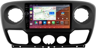 Штатная магнитола Canbox H-Line 7853-10-1361 для Renault Master 2010-2019 на Android 10 (4G-SIM, 4/64, DSP, QLed)