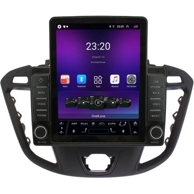 Штатная магнитола Ford Tourneo Custom, Transit Custom (2012-2023) (для любой компл.) Canbox GTR095-9-Tour-Cust на Android 10 (QLed, 4/64, DSP, CarPlay)