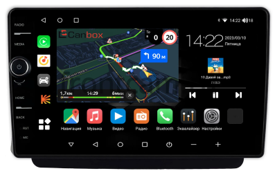 Штатная магнитола Infiniti Q45 2001-2006 Canbox M-Line 7840-9-2577 на Android 10 (4G-SIM, 2/32, DSP, QLed)