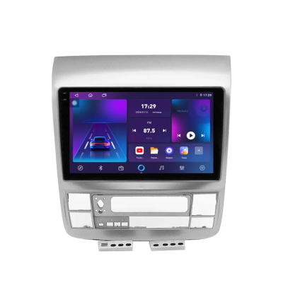 Магнитола для Toyota Alphard 2003-2007 серебристая, правый руль, высокая пкомплектация Parafar на Андроид 13.0 PF597LUX1RN2K