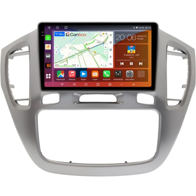 Штатная магнитола Toyota Highlander (U20), Kluger (XU20) 2000-2007 (серебро) Canbox EVO 2K 5833-9-614 на Android 14 (4G-SIM, 16/512, DSP, QLed, AI, 360)