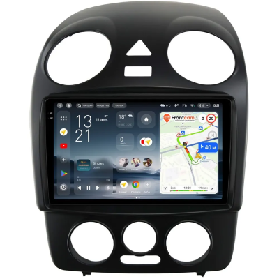 Штатное головное устройство Teyes CC4 Pro 2K 8/128 9.5 дюймов RM-9-4604 для Volkswagen Beetle 1997-2010 на Android 13 (4G-SIM, DSP, QLed, AI)