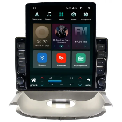 Штатная магнитола Canbox M-Line 5610-9196 для Peugeot 206 1998-2012 (серебряная) на Android 10 (4G-SIM, 2/32, DSP, QLed, Tesla)