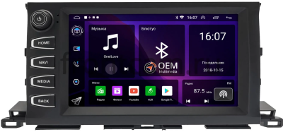 Штатная магнитола Canbox RS9-2170 для Toyota Highlander 3 (U50) 2013-2019 на Android 10 (IPS, DSP, CarPlay)