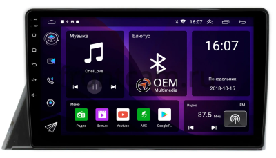 Штатная магнитола Toyota Sienta 2 2015-2022 (для комплектации с магнитолой 100x200mm, глянцевая, правый руль) Canbox GT10-0318 2/32 на Android 10 (IPS, DSP, CarPlay)