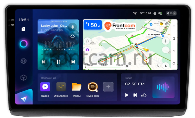 Штатное головное устройство Teyes CC3 2K 360 6/128 10.36 дюймов RM-10-1422 для Renault Trafic 2 2006-2014 на Android 10 (4G-SIM, DSP, QLed)